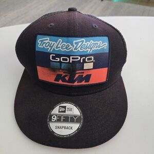Troy Lee Designs New Era 9Fifty Trucker Hat Snapback Cap KTM GoPro.